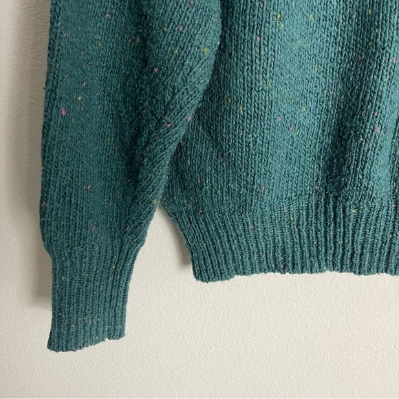 Women’s Abound Green Speckled Pullover Sweater Size Medium! - Picture 7 of 8
